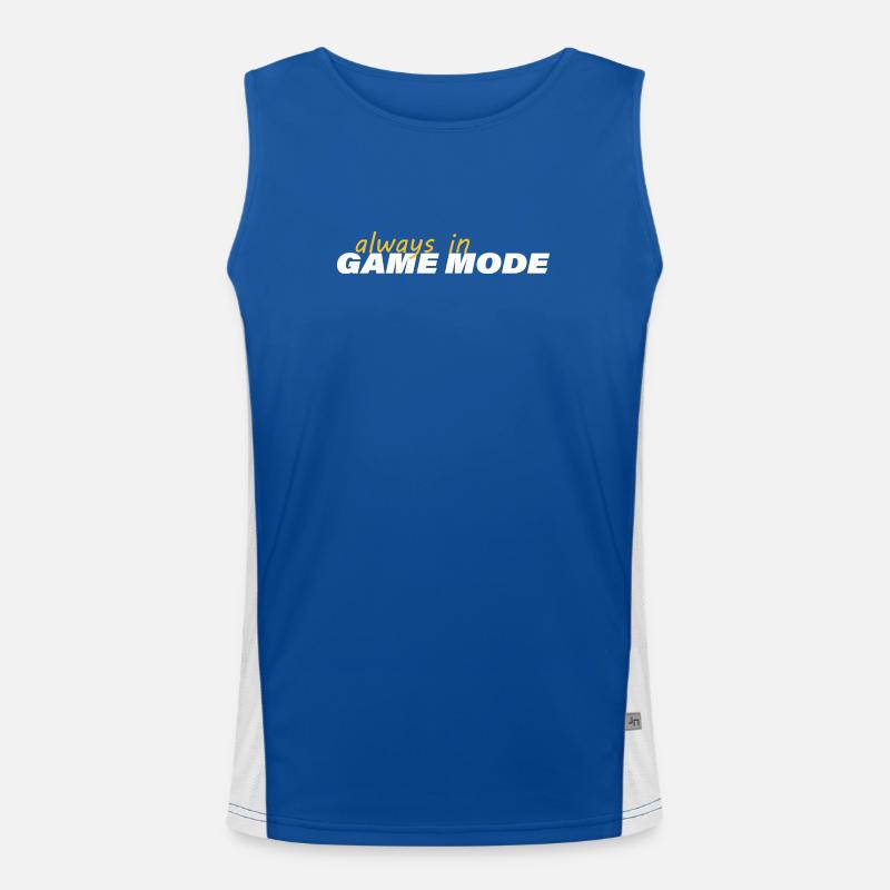 ALWAYS IN GAME MODE Men's Functional Contrast Tank Top 