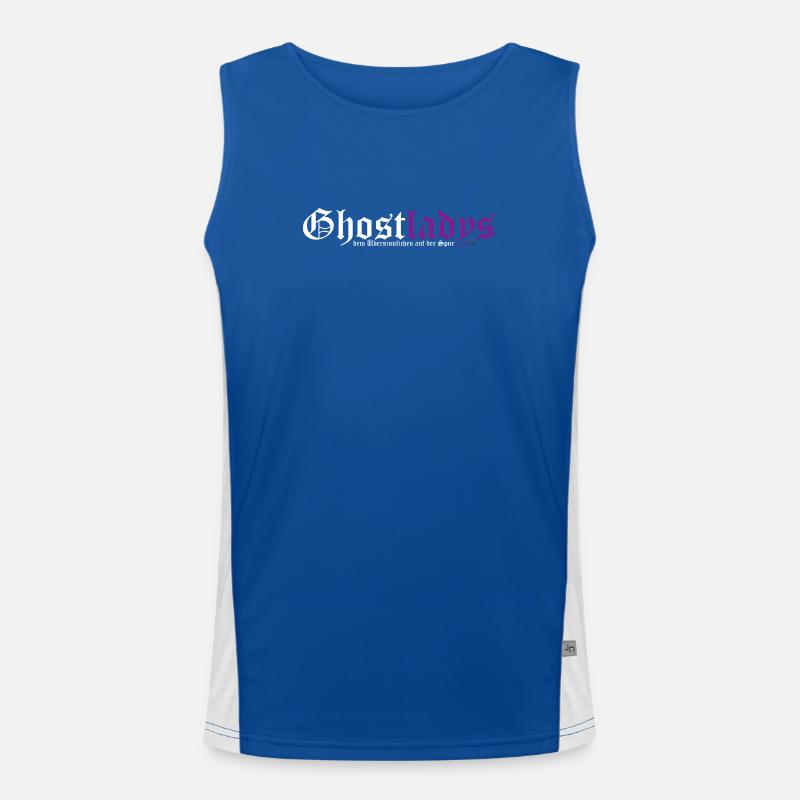 Ghostladys Funktionelles Kontrast-Tank Top für Männer 