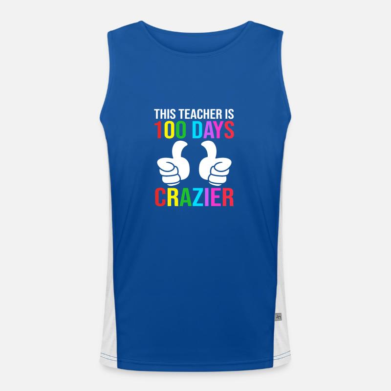 Middle School Teachers Men's Functional Contrast Tank Top 