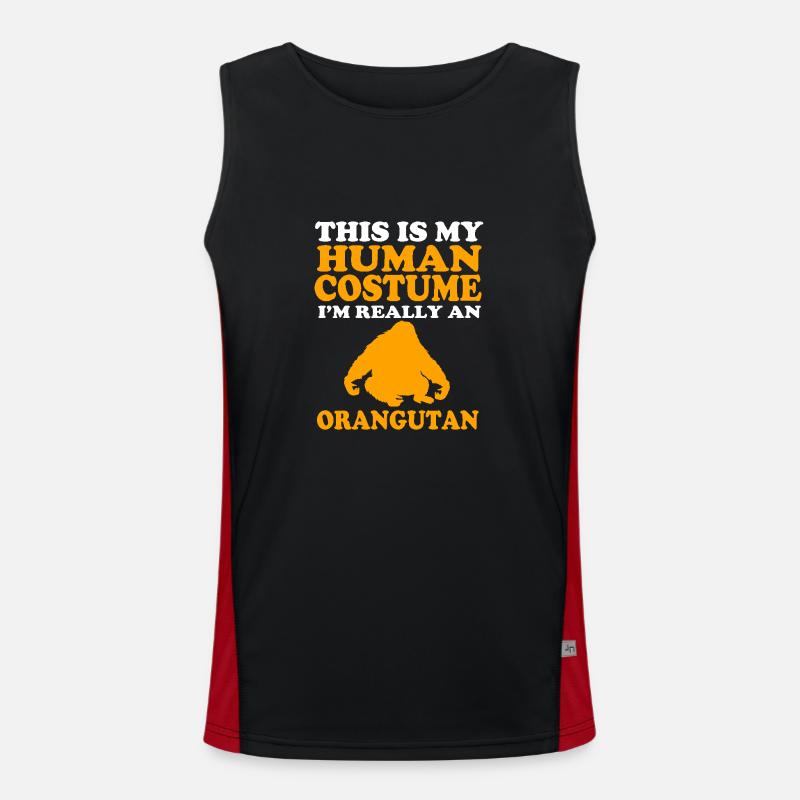 Orangutan Men's Functional Contrast Tank Top 