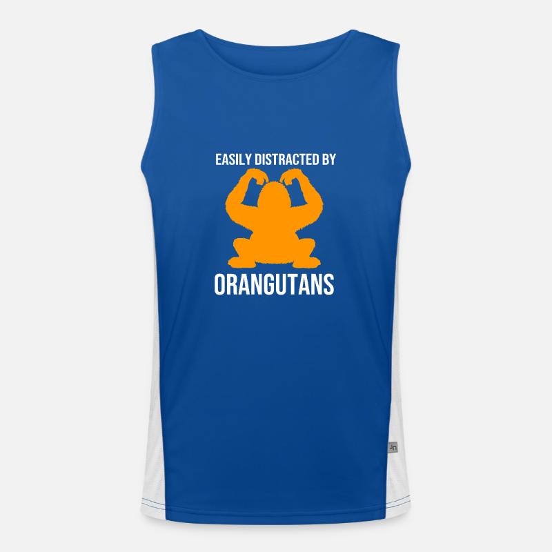 Orangutan Men's Functional Contrast Tank Top 