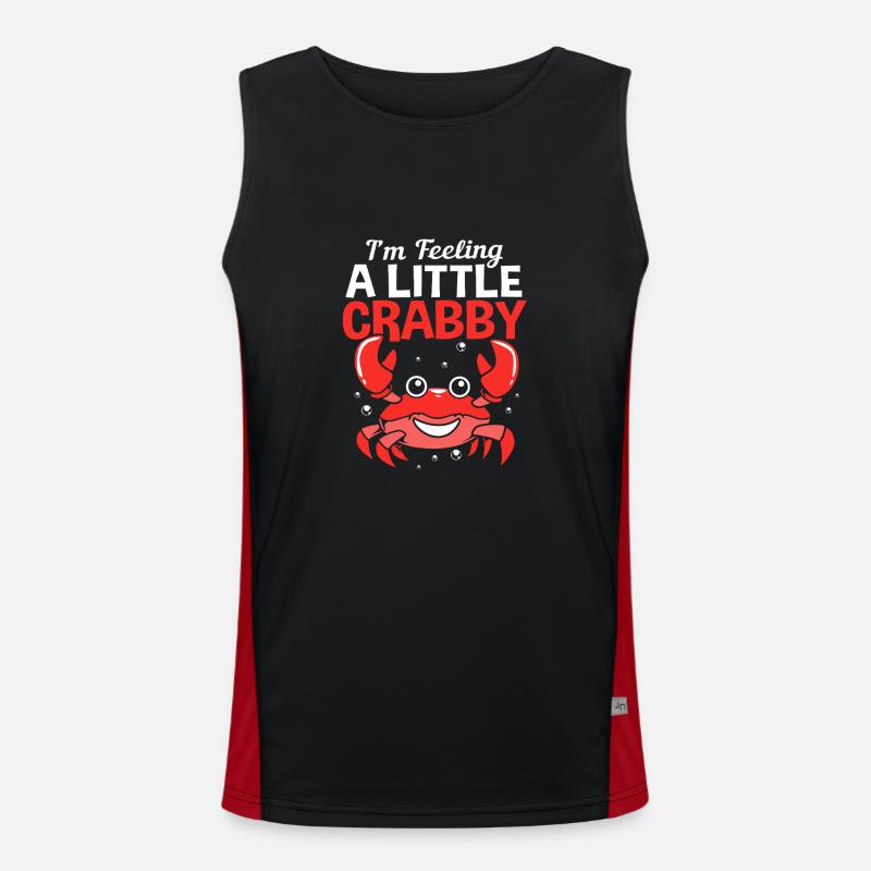 Krabbe Funktionelles Kontrast-Tank Top für Männer 