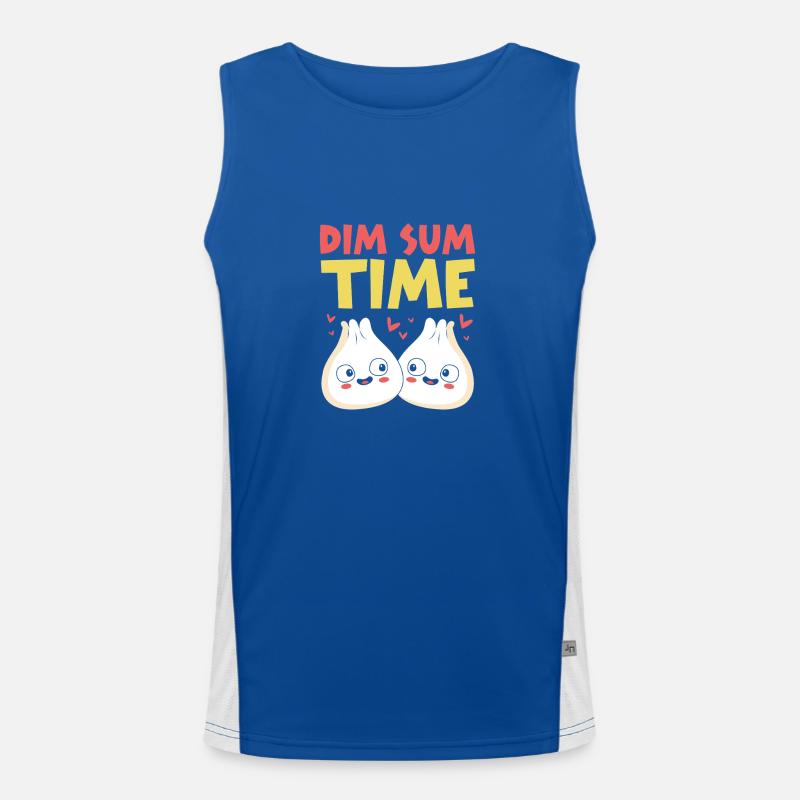 Dim sum Men's Functional Contrast Tank Top 
