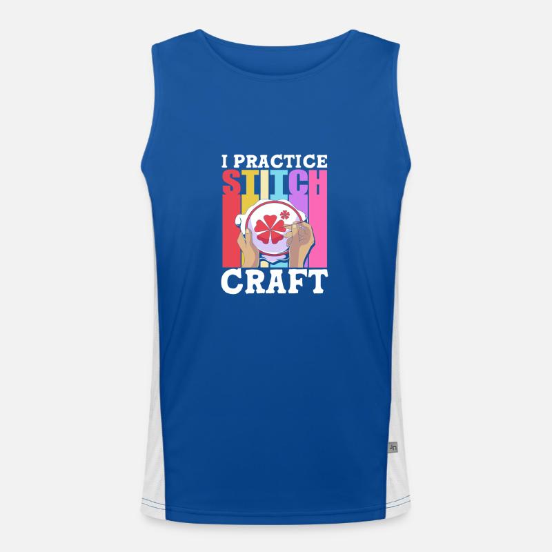 Cross Stitch Men's Functional Contrast Tank Top 