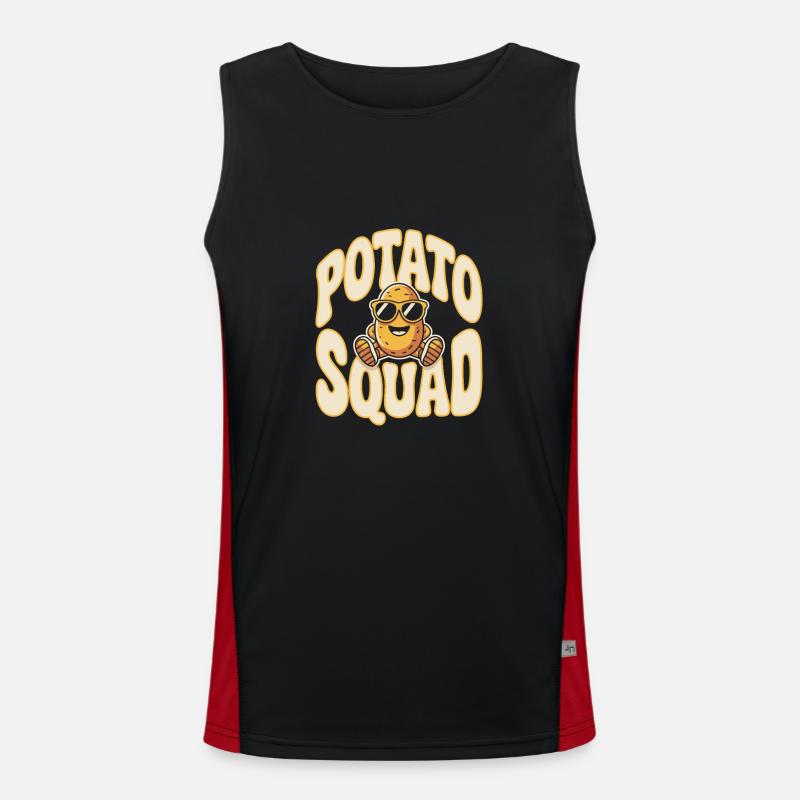 Potato squad Men's Functional Contrast Tank Top 