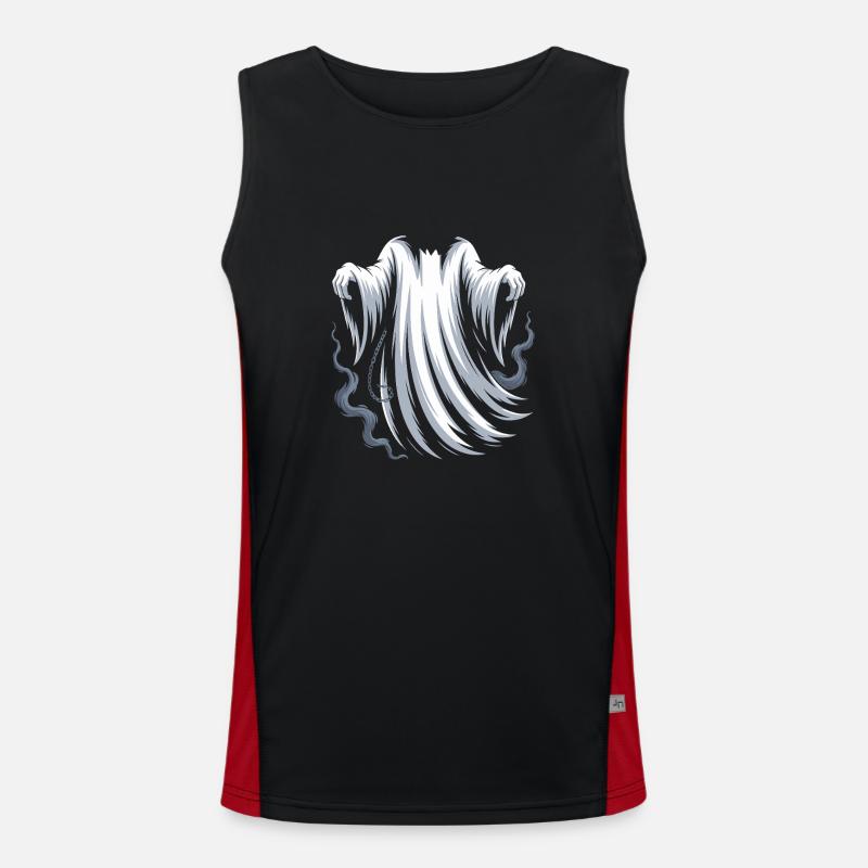 Ghost Costume Men's Functional Contrast Tank Top 