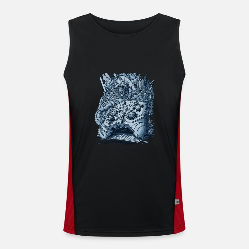 Scrap controller Men's Functional Contrast Tank Top 