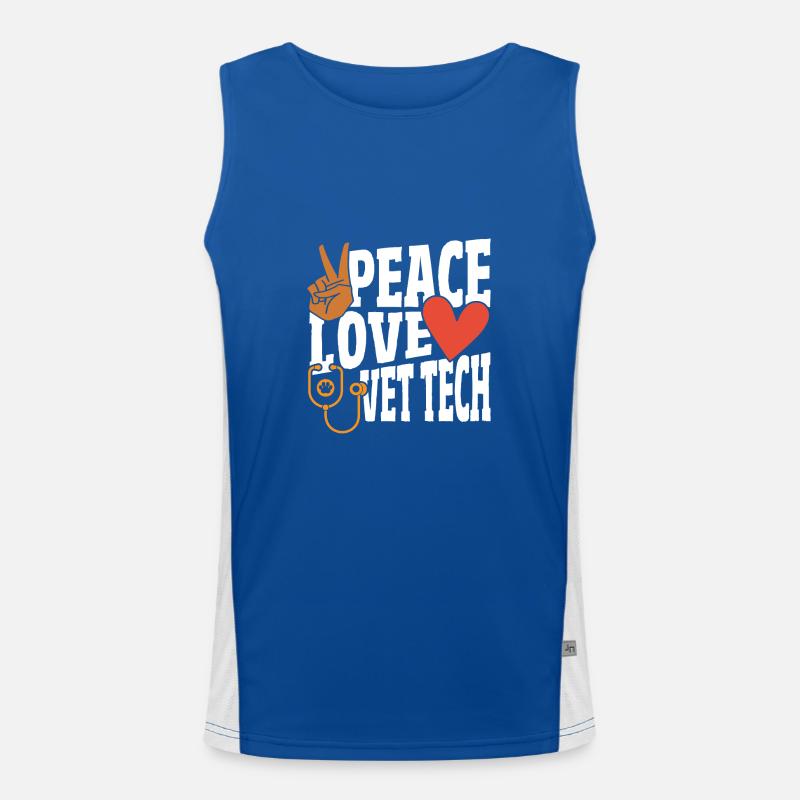 Tierarztschule Tierarzt Beruf Tierarzt Funktionelles Kontrast-Tank Top für Männer 
