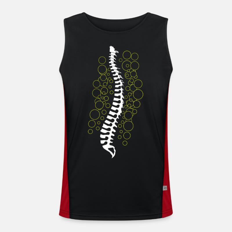 Physiotherapy Physiotherapist Chiropractic Chiro Men's Functional Contrast Tank Top 