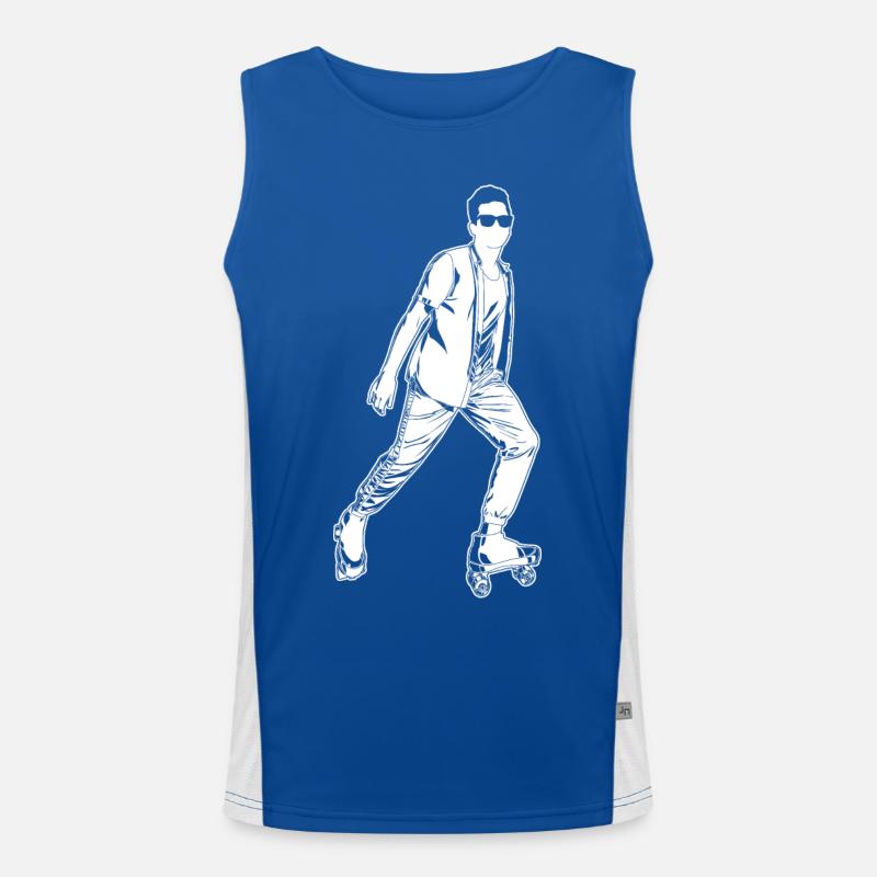 Roller skaters Men's Functional Contrast Tank Top 