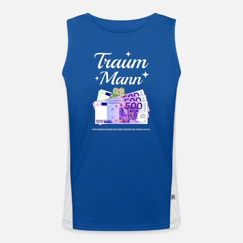 Dream Man Men's Functional Contrast Tank Top 