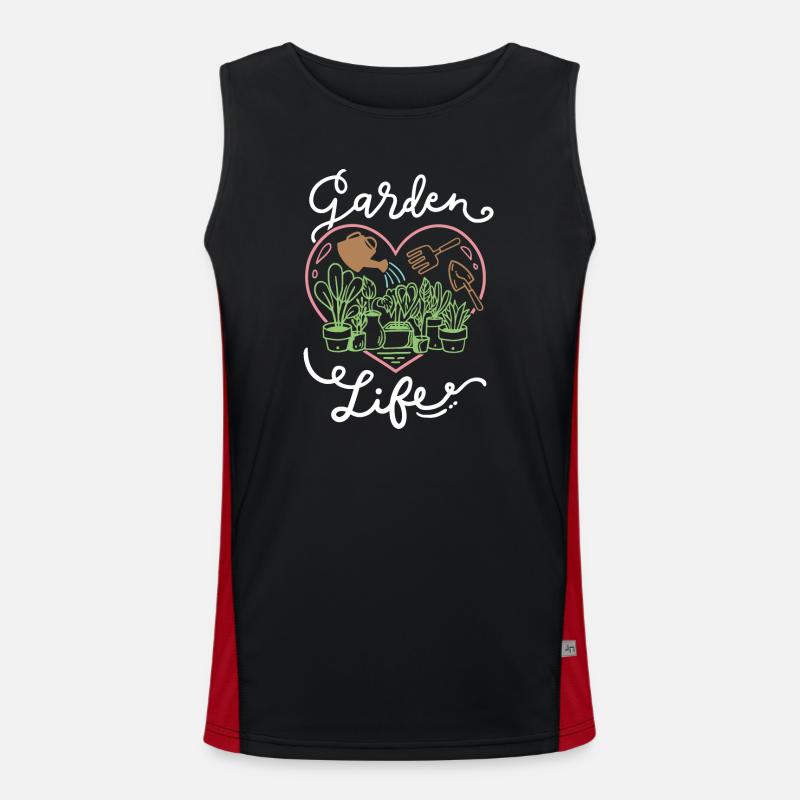 Gartenarbeit Garten Gärtner Funktionelles Kontrast-Tank Top für Männer 