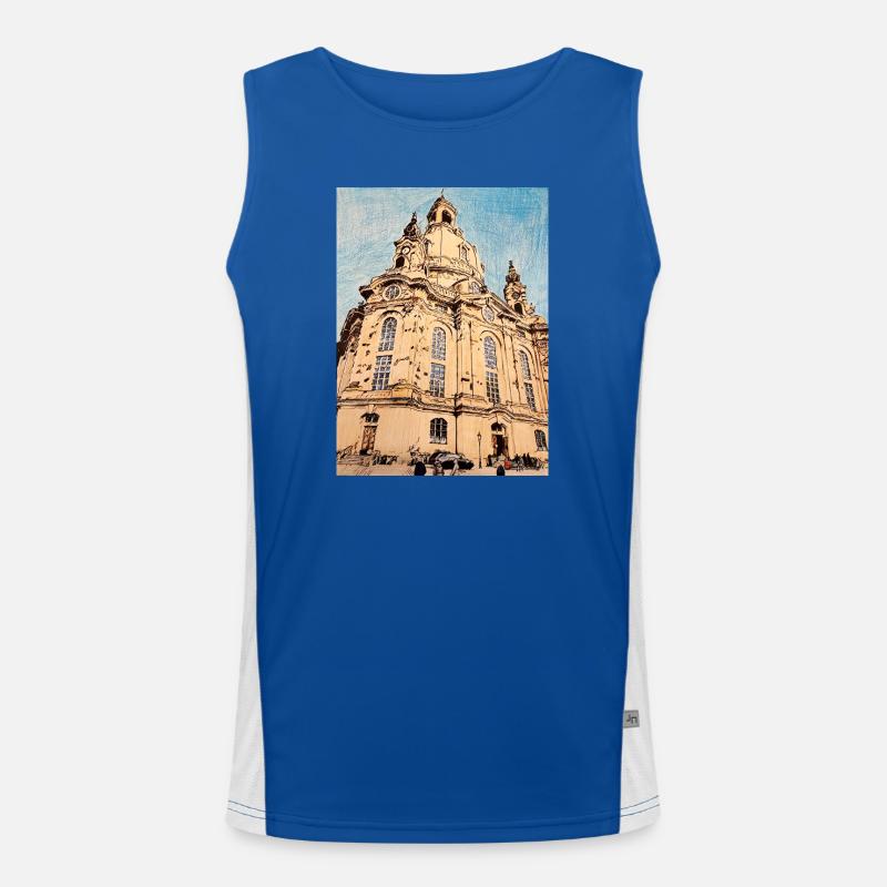 Église Notre-Dame de Dresde Débardeur respirant contrasté Homme 