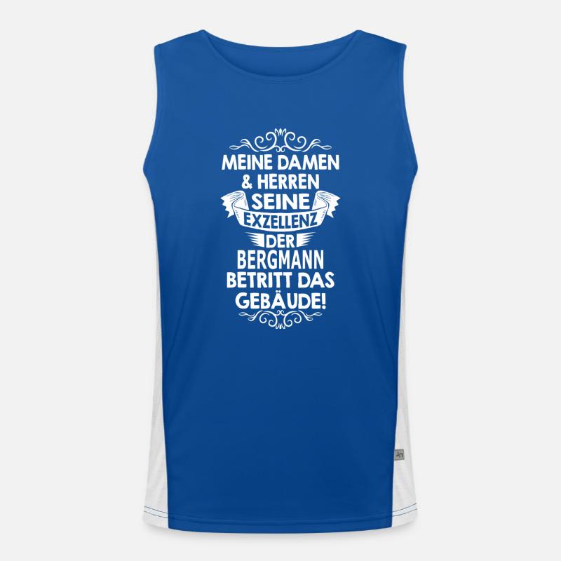 BERGMANN Funktionelles Kontrast-Tank Top für Männer 