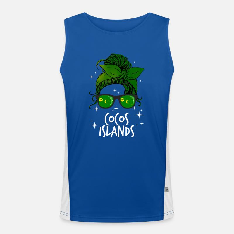 Îles Cocos Débardeur respirant contrasté Homme 