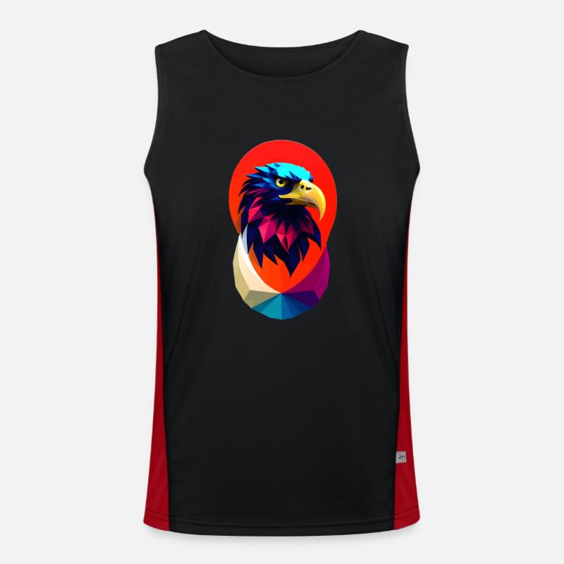 Eagle #3 Men's Functional Contrast Tank Top 