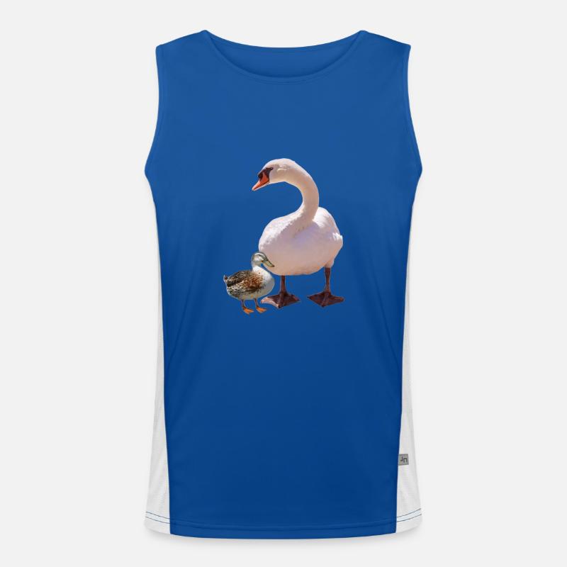 Cygne et canard Débardeur respirant contrasté Homme 