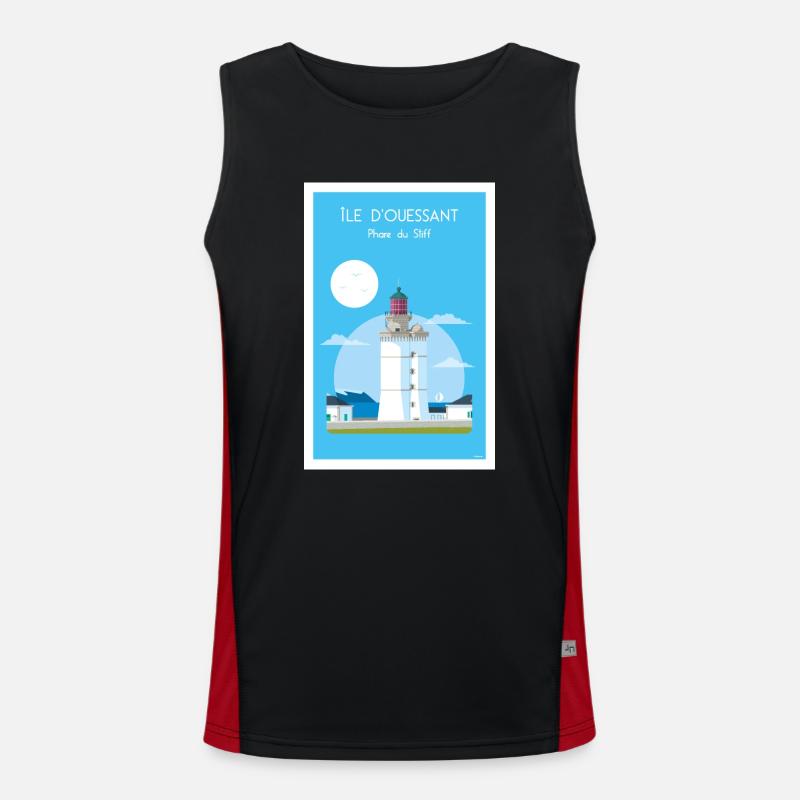 STIFF LIGHTHOUSE Men's Functional Contrast Tank Top 