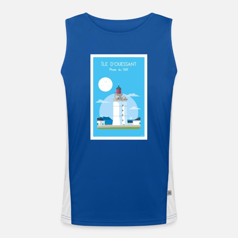 STIFF LIGHTHOUSE Men's Functional Contrast Tank Top 