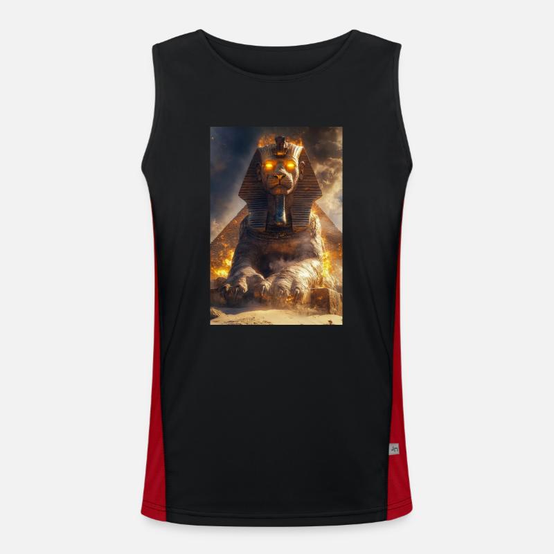 Sphinx de feu éveillé Débardeur respirant contrasté Homme 