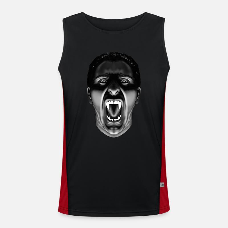 Hissing vampire Men's Functional Contrast Tank Top 