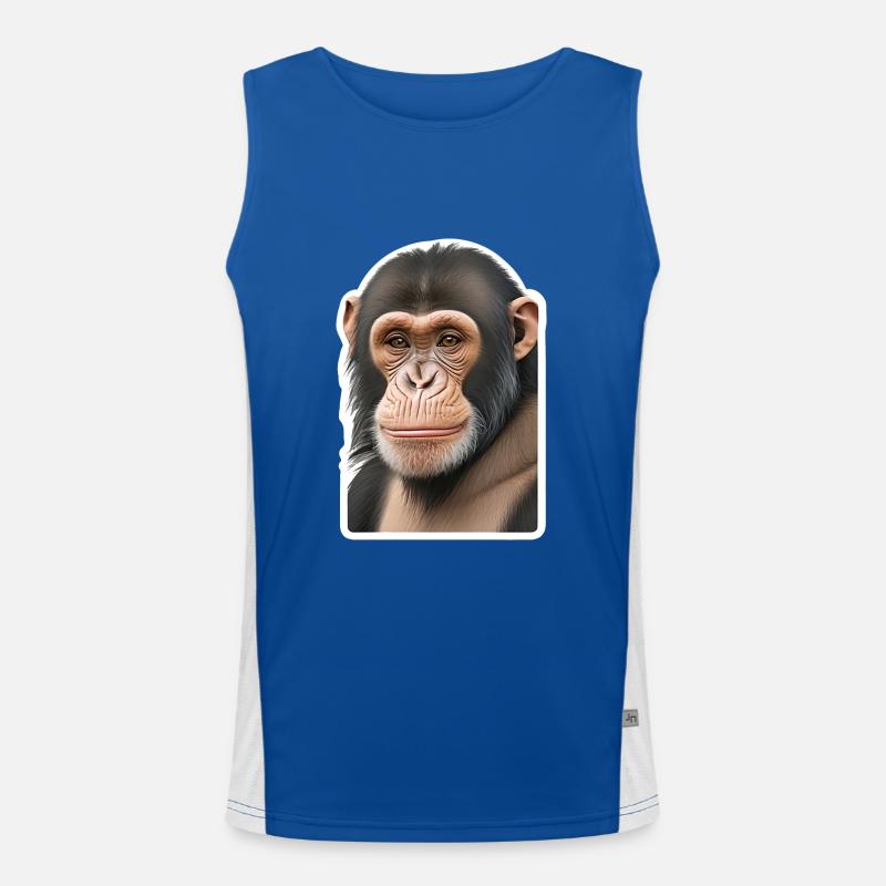 Chimpanzee Men's Functional Contrast Tank Top 