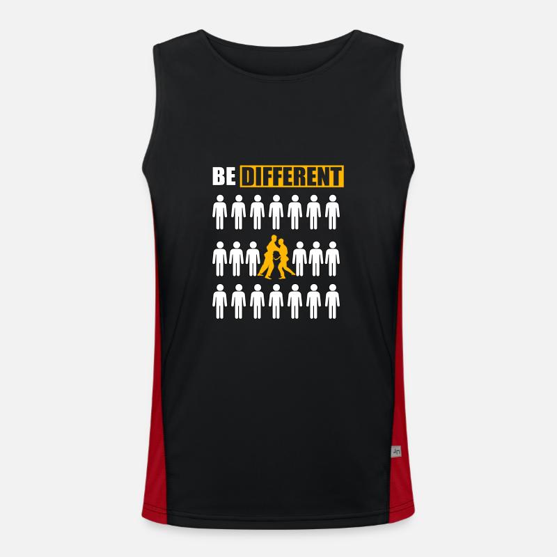 Be Different Judo Men's Functional Contrast Tank Top 