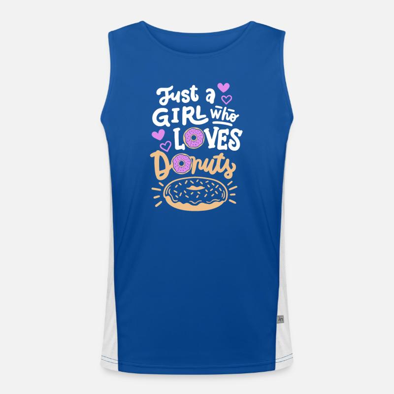 Donuts Donut-Liebhaber Funktionelles Kontrast-Tank Top für Männer 
