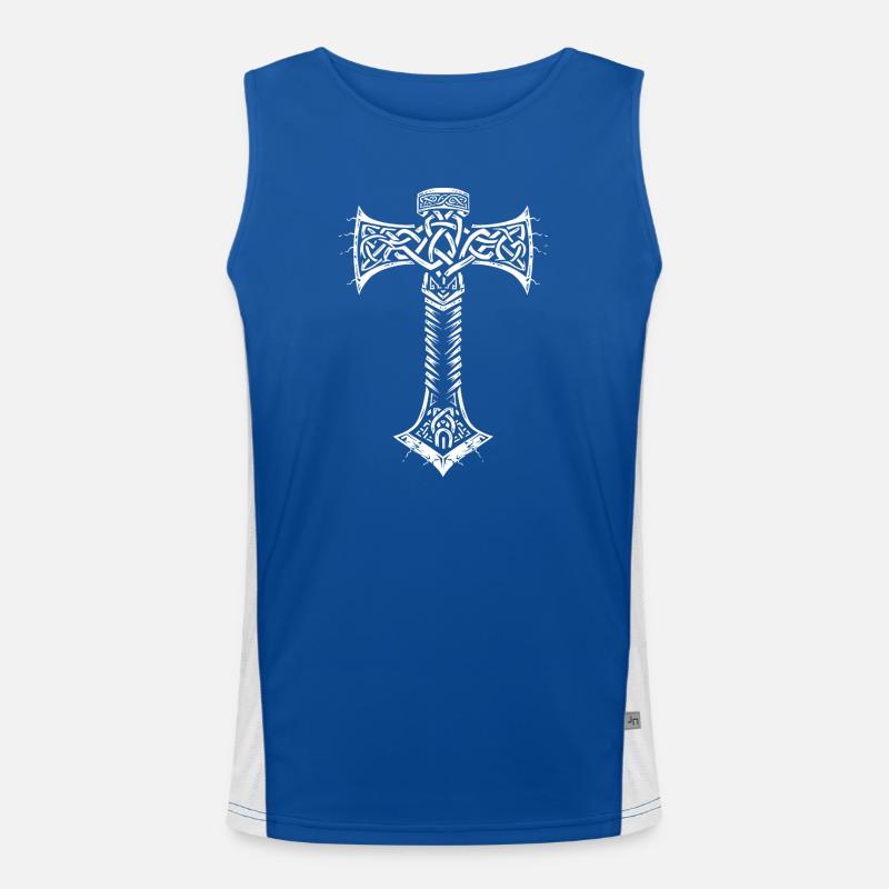 Mjöllnir symbole viking Débardeur respirant contrasté Homme 