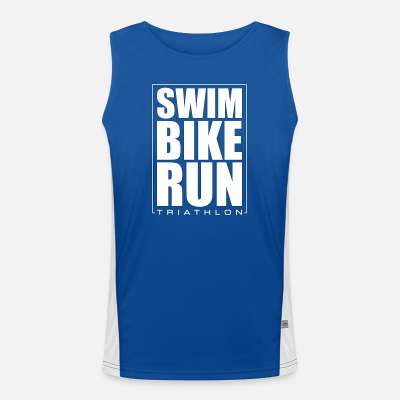 Triathlon Natation Course Cyclisme Débardeur respirant contrasté Homme 