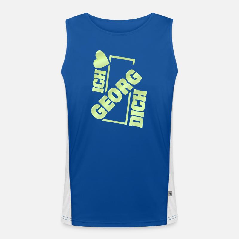 Dear Georg Men's Functional Contrast Tank Top 
