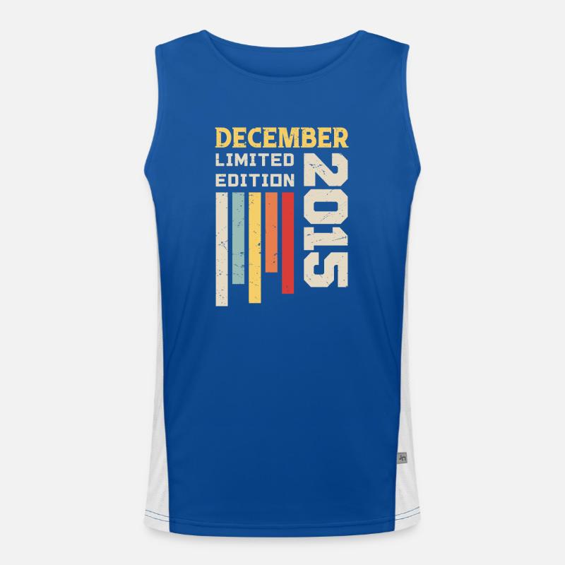 Décembre 2015 - Cadeau anniversaire Décembre 2015 Débardeur respirant contrasté Homme 