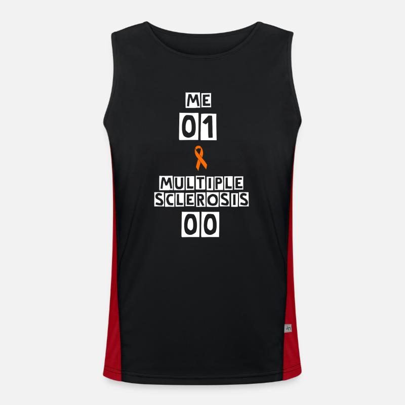 Me: 1, Multiple Sclerosis: Nil! Men's Functional Contrast Tank Top 