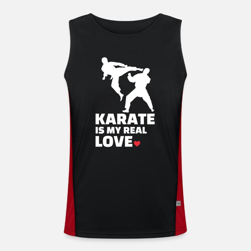 J’adore le karaté Débardeur respirant contrasté Homme 