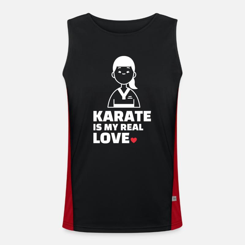 J’adore le karaté Débardeur respirant contrasté Homme 