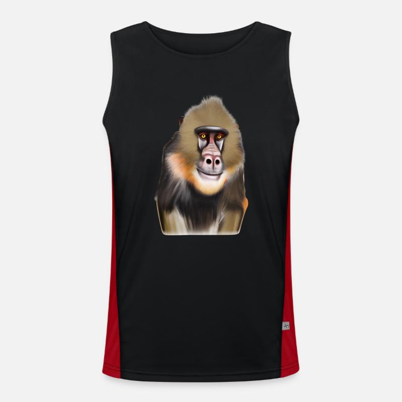 Mandrill Monkey Men's Functional Contrast Tank Top 