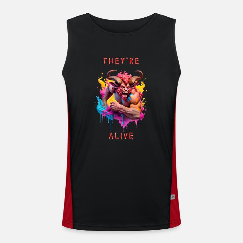 SATYR Men's Functional Contrast Tank Top 