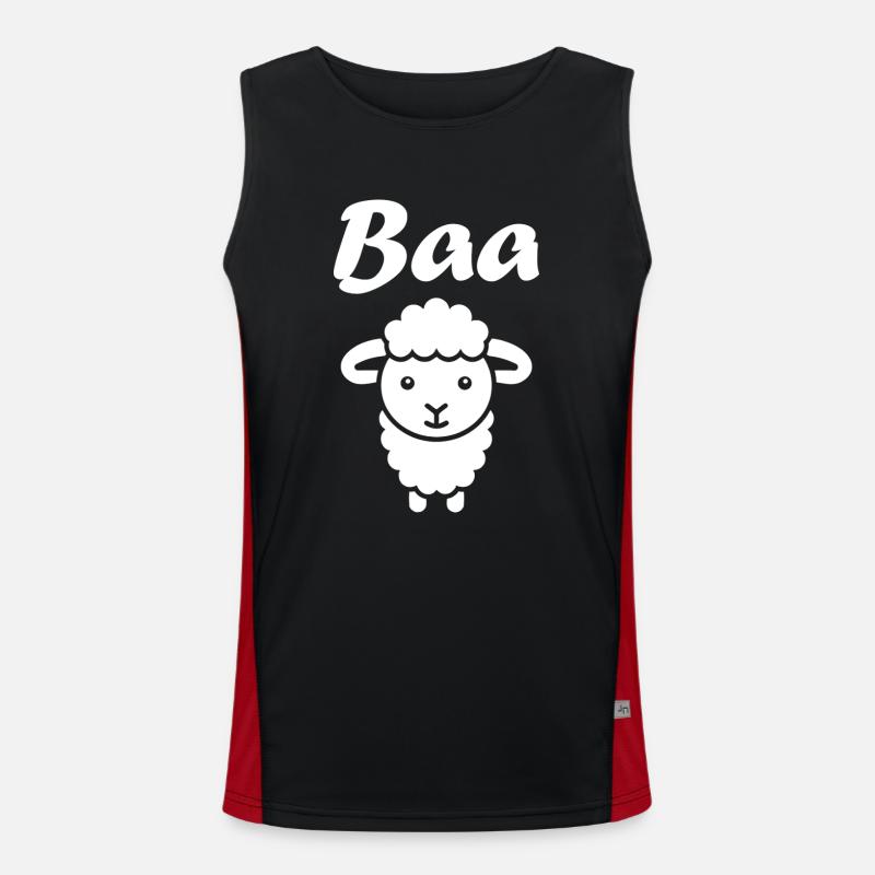 sheep Men's Functional Contrast Tank Top 