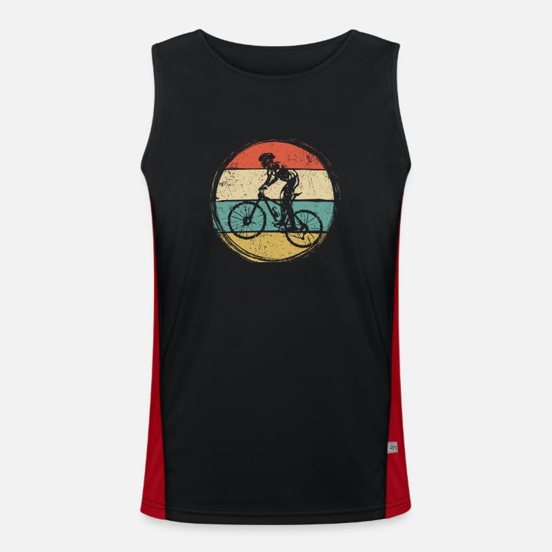 Vélo vintage Débardeur respirant contrasté Homme 