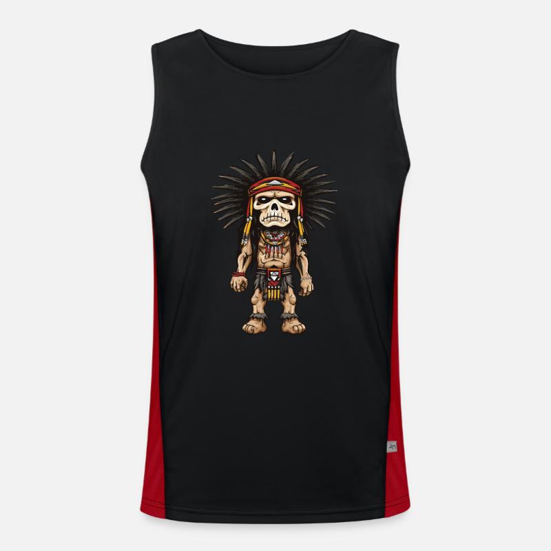 Apache Indians Men's Functional Contrast Tank Top 