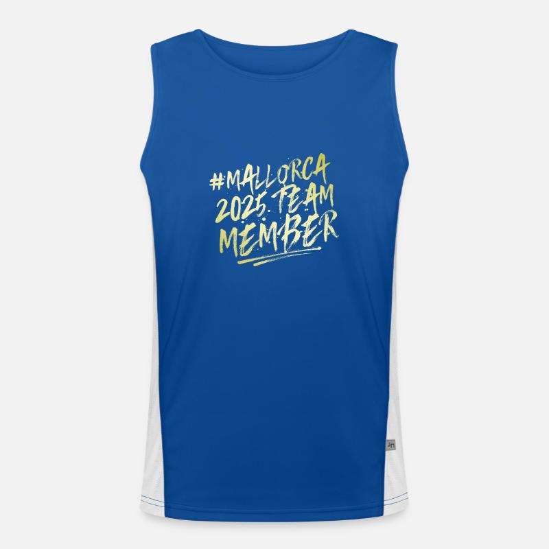 Mallorca 2025 Team Men's Functional Contrast Tank Top 