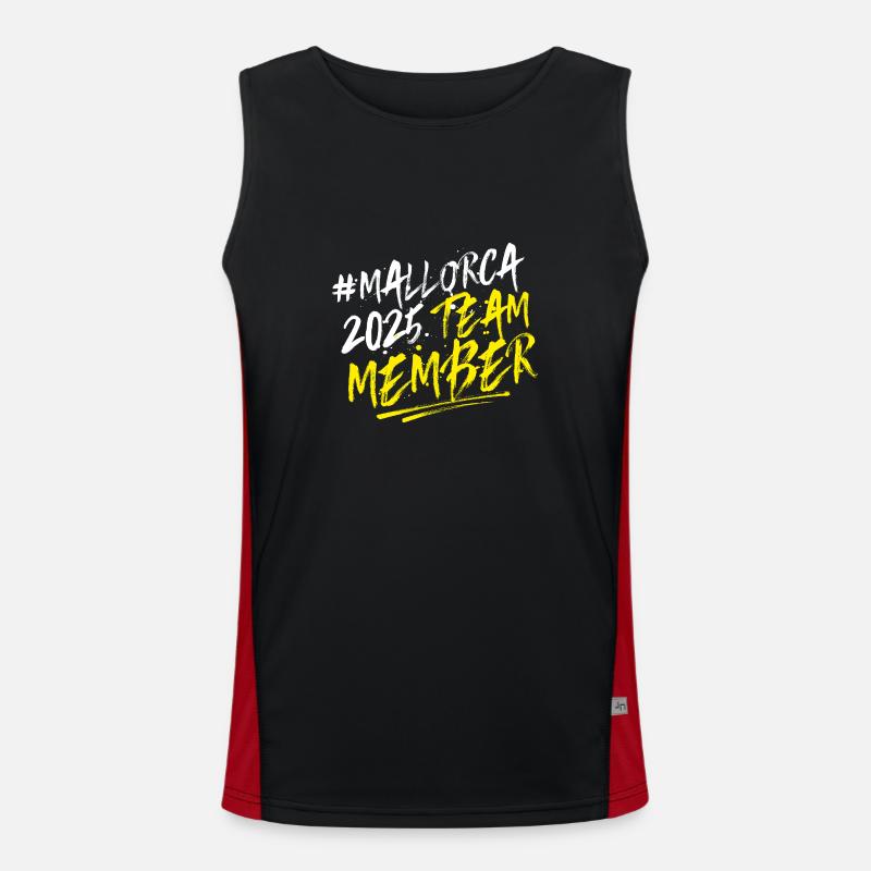 Mallorca 2025 Team Men's Functional Contrast Tank Top 