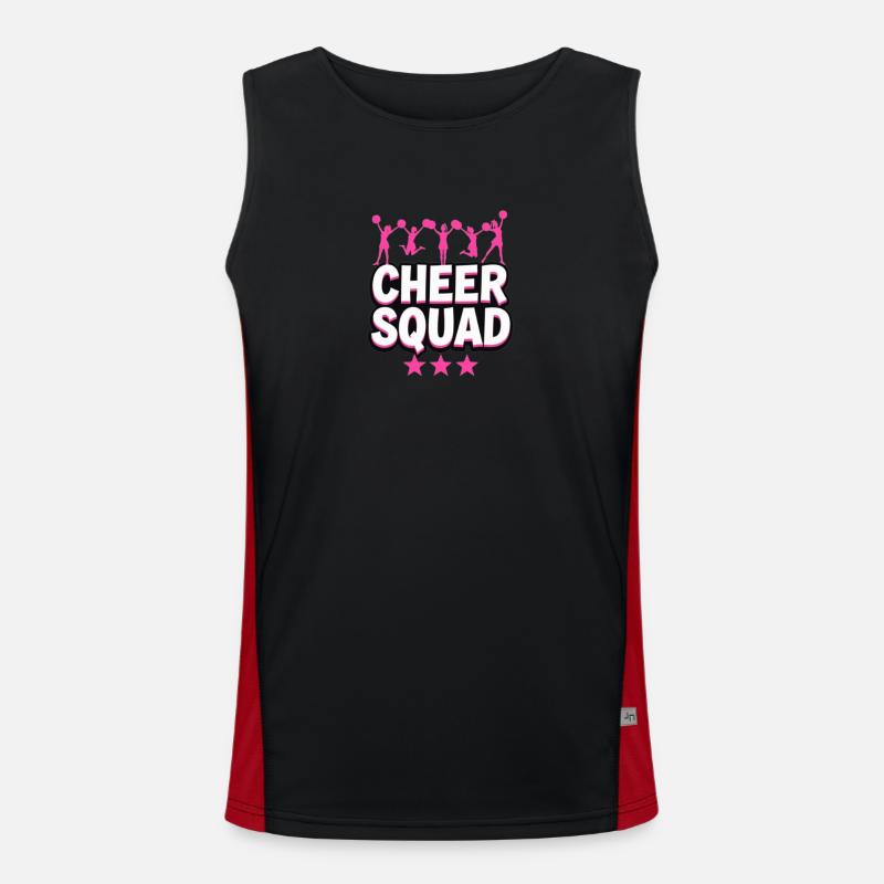 Cheerleading Cheer Squad Cheer Squad Men's Functional Contrast Tank Top 