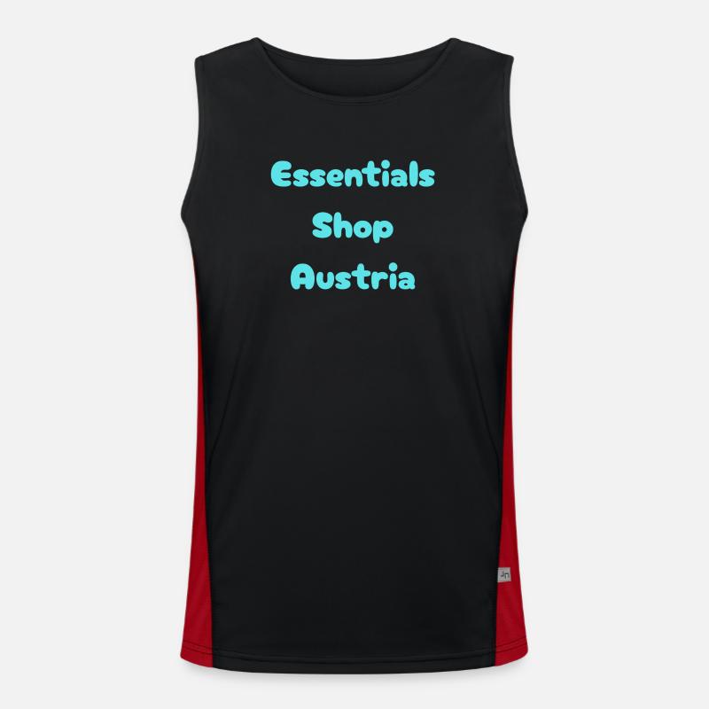 Austria Essentials  Funktionelles Kontrast-Tank Top für Männer 