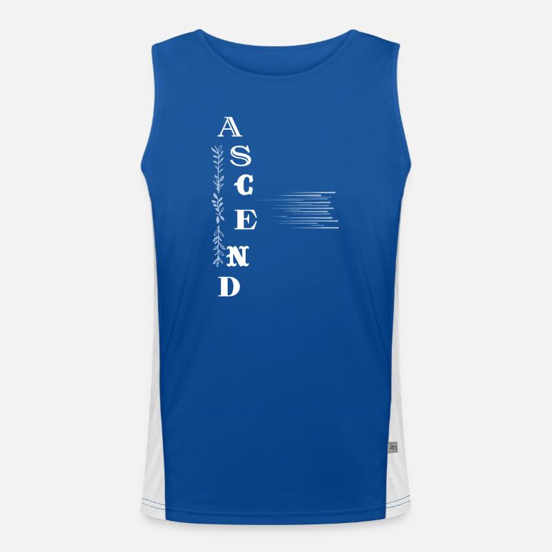 ASCEND – Dein Aufstieg ins Bewusstsein Funktionelles Kontrast-Tank Top für Männer 