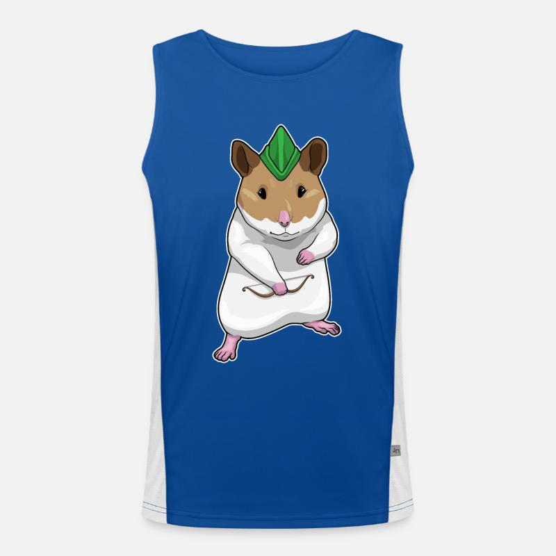 Hamster Archer Bow Débardeur respirant contrasté Homme 