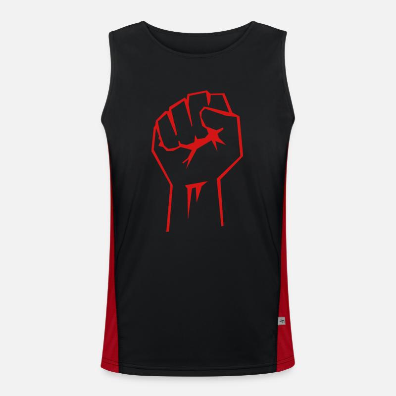 Faust 3 Funktionelles Kontrast-Tank Top für Männer 