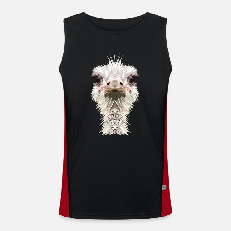 Ostrich Men's Functional Contrast Tank Top 