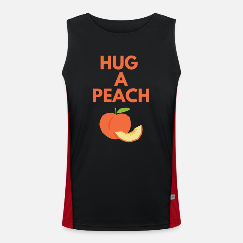 HUG A PEACH Men's Functional Contrast Tank Top 