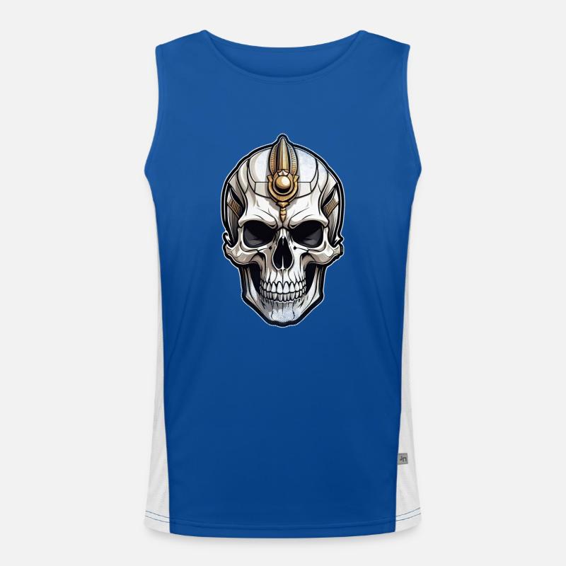 Pharaoh- Mummy - Egypt Men's Functional Contrast Tank Top 